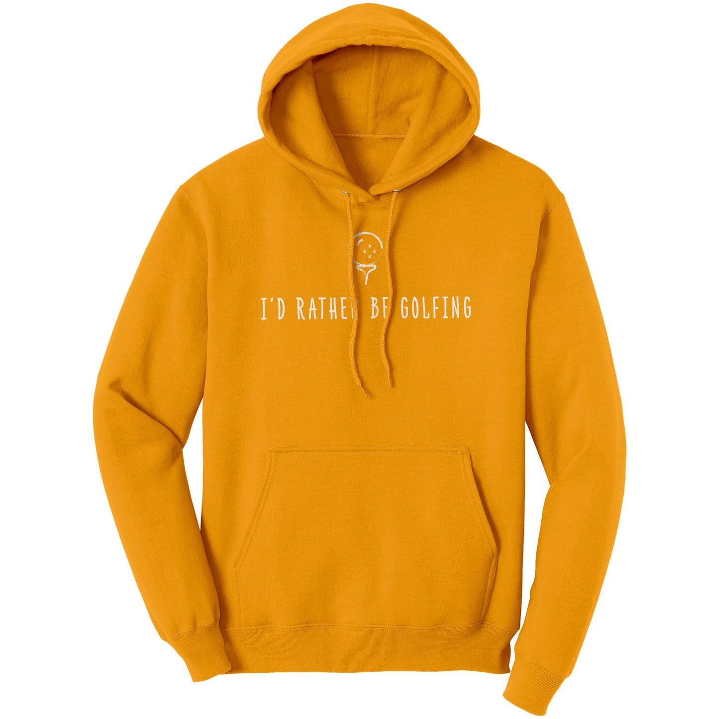 "I'd Rather Be Golfing" Hoodie (White)